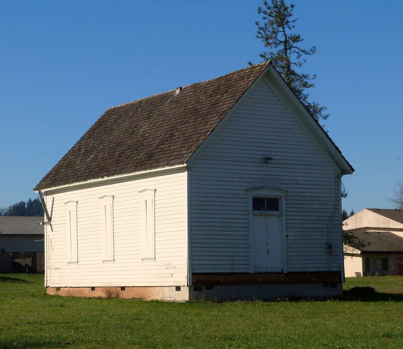 The historic North Palestine Baptist Church (built ca. 1882), located near 7300 Northeast Arnold Avenue in Adair Village, Oregon, United States, is listed on the US National Register of Historic Places.





This is an image of a place or building