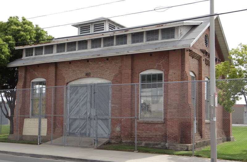 Pacific Electric Sub-Station No. 14, 802 E. 5th St., Santa Ana, California.  Listed on National Register of Historic Places