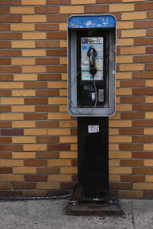 Payphone in Newark's Ironbound District