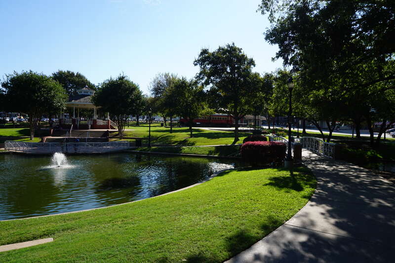 Haggard Park in Plano, Texas (United States).