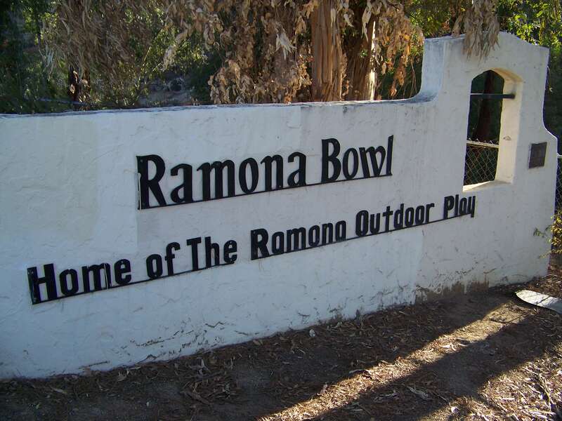 Ramona Bowl Entrance