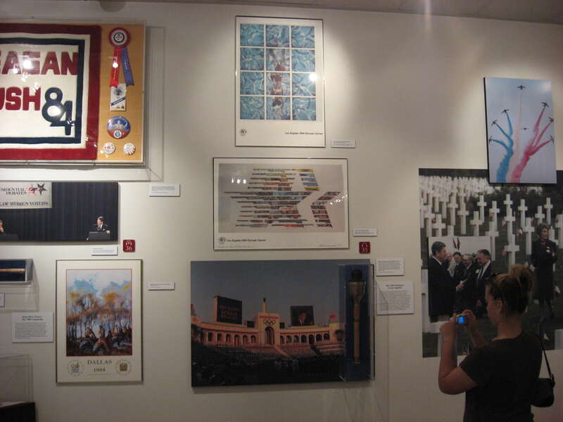 Exhibits from the 1984 Summer Olympic Games in Los Angeles.