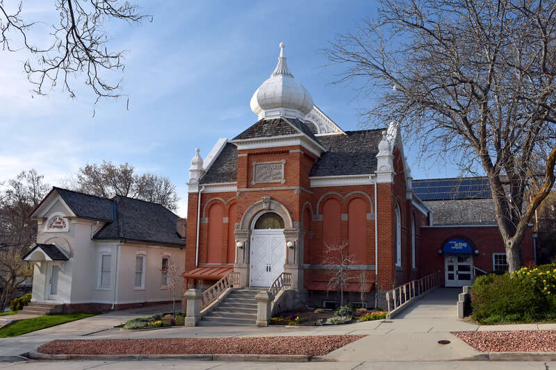 The former Salt Lake City Nineteenth Ward Meetinghouse and Relief Society Hall.
