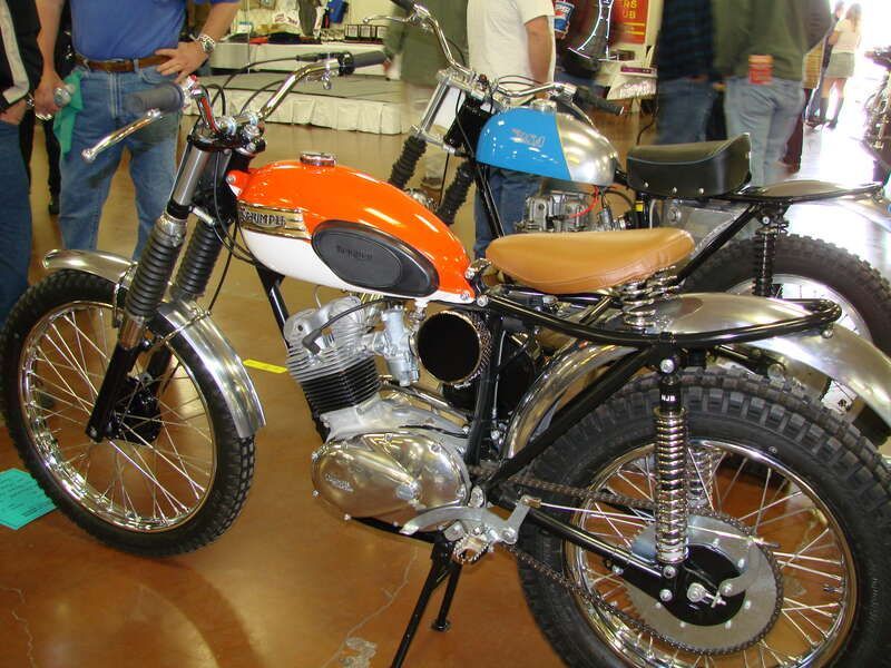 Triumph 1960s trial motorcycle