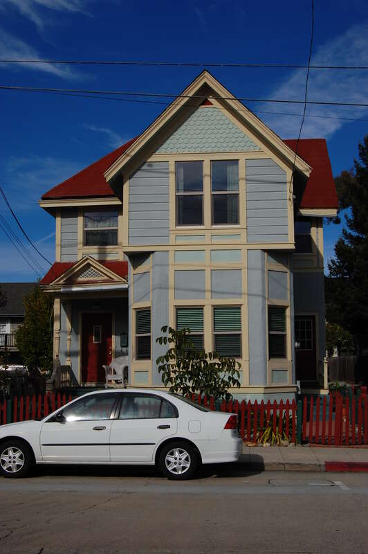 Built in 1900. 116 Sycamore Street. Santa Cruz, California, USA