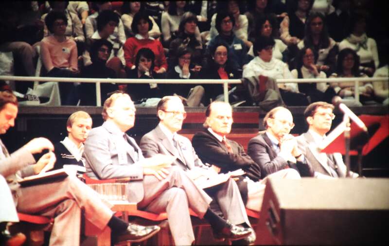 Urbana 79 IVCF Missionary Conference, University of Illinois Campus, Urbana-Champaign, Illinois. Complete indexed photo collection at WorldHistoryPics.com.