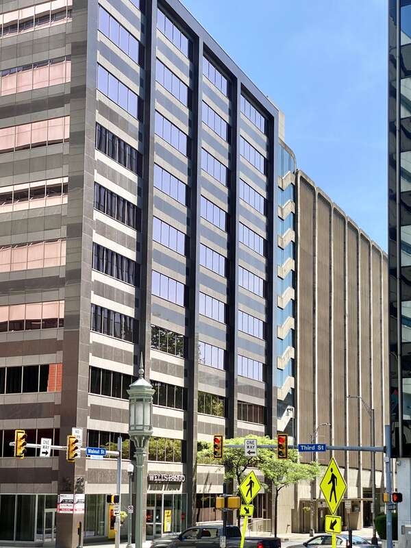 Built in the 20th Century, these buildings were built as part of the redevelopment efforts that heavily altered the historic character of Downtown Harrisburg, which was formerly full of 19th Century low-rise buildings of masonry construction.  The