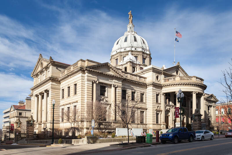 Washington County Courthouse (Pennsylvania) from S. Main Street, looking northwest.





This is an image of a place or building that is listed on the National Register of Historic Places in the United States of America. Its reference number is