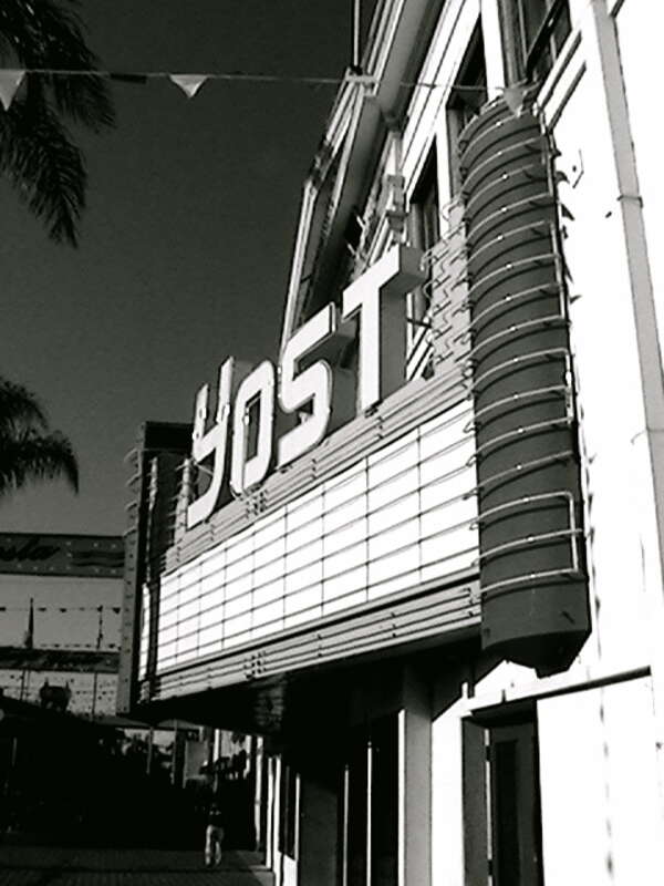 2007 Black &amp;amp; White side-view photo of the Yost Theater