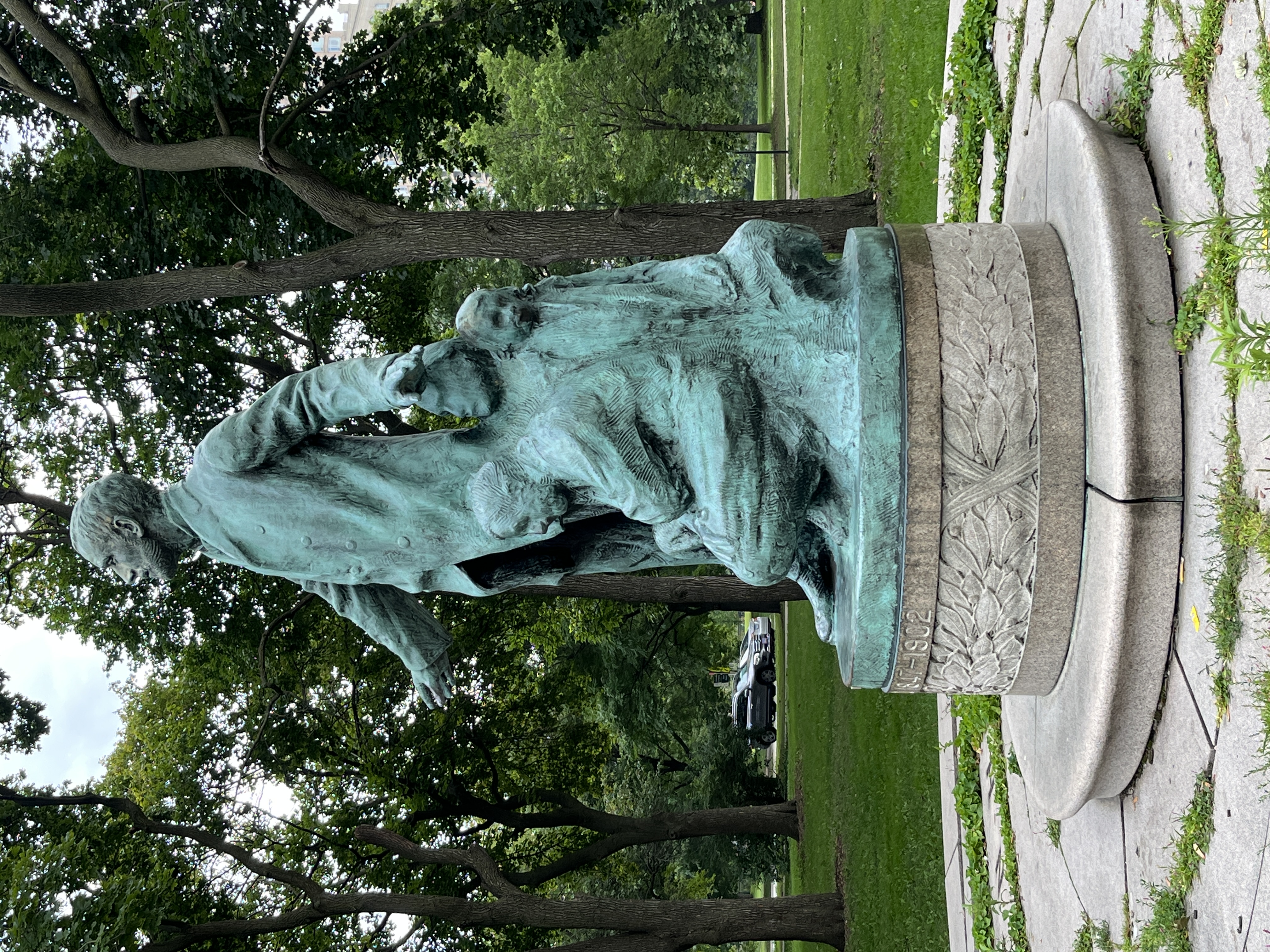 Statue of John Peter Altgeld, Chicago, Illinois, U.S. (2023)