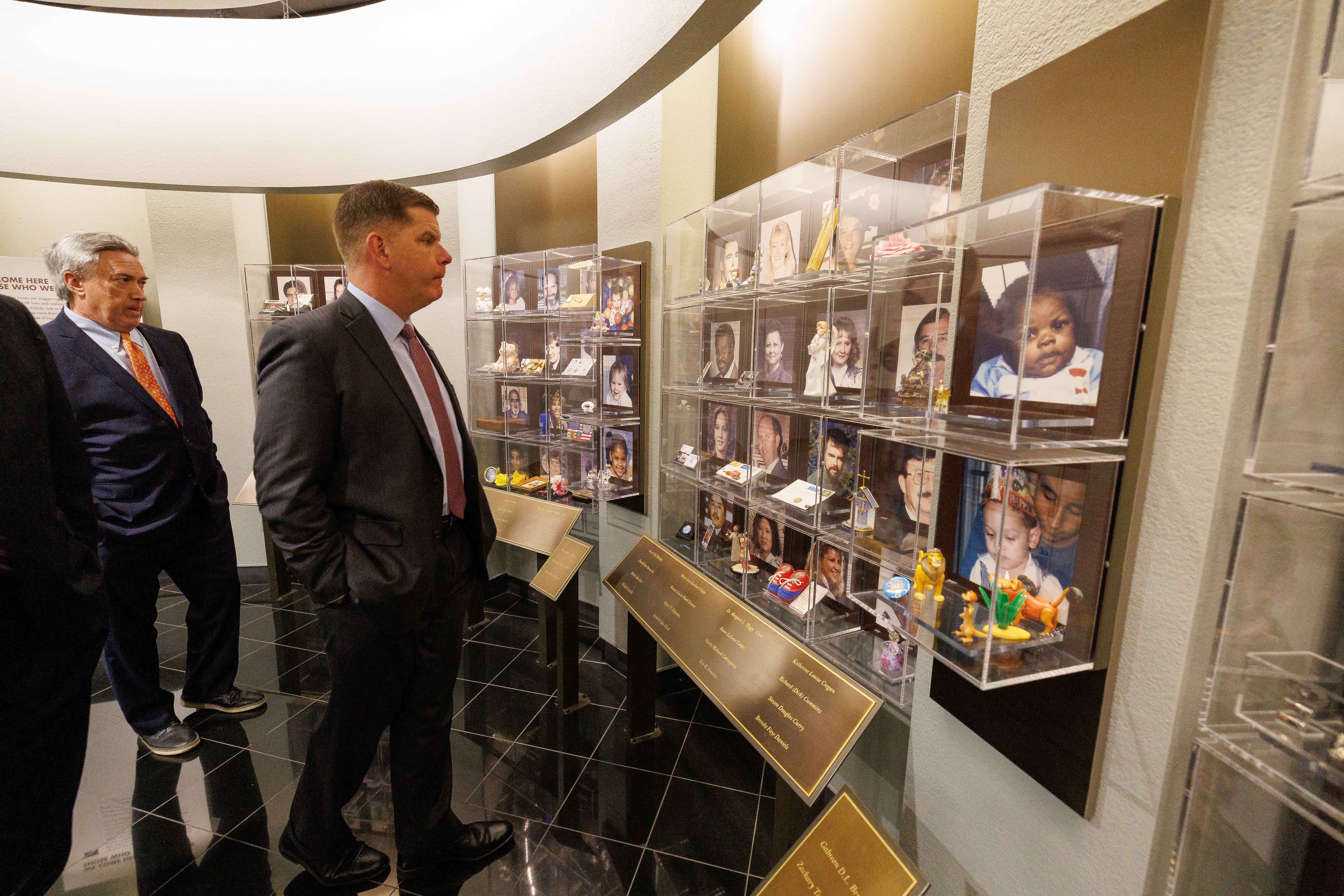 4 May 2022  -Oklahoma City, OK - U.S. Secretary of Labor Marty J. Walsh, Rep. Thomas Cole and Mayor David Holt visit the Oklahoma City National Memorial.

Official Department of Labor Photograph***
Photographs taken by the federal government are
