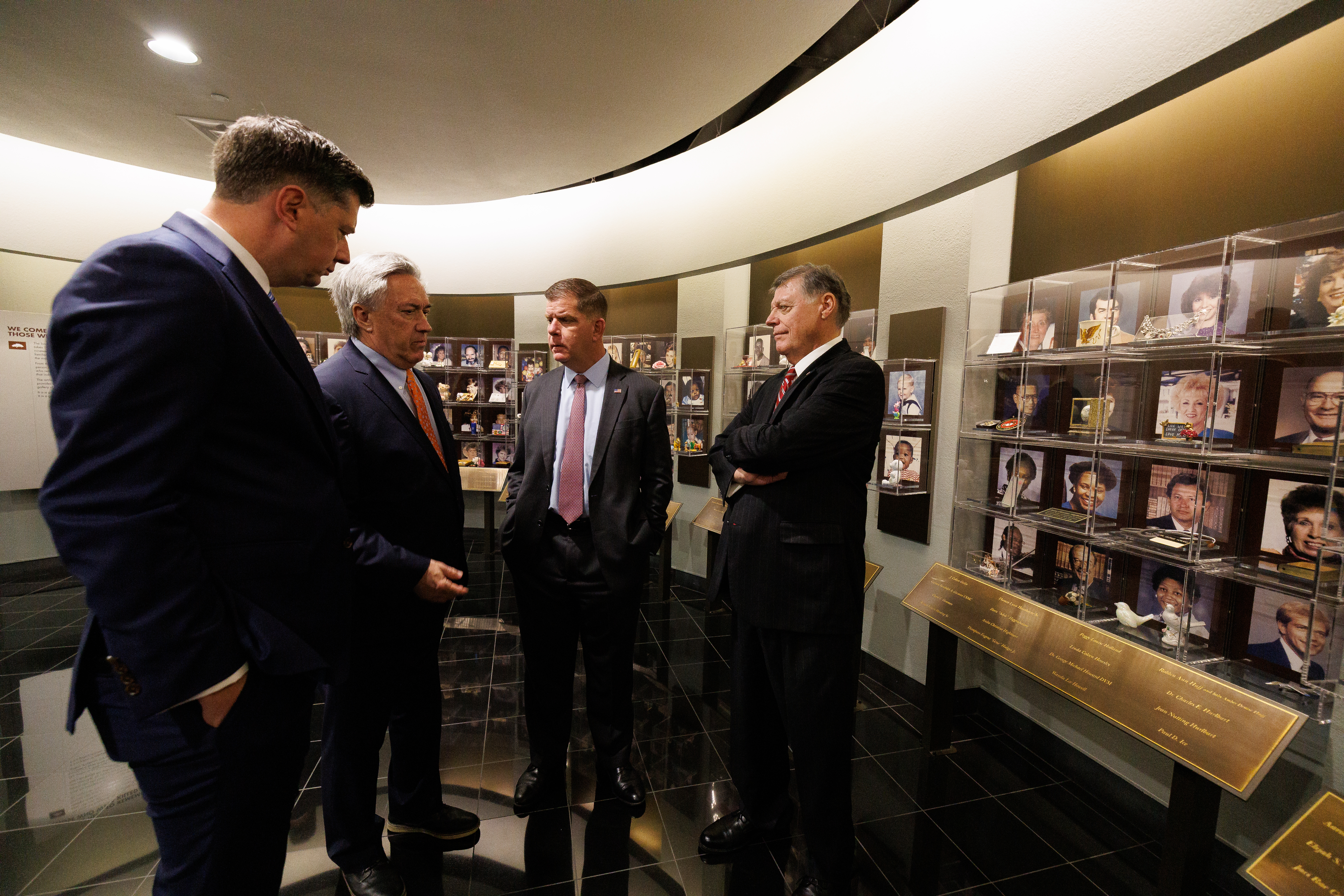 4 May 2022  -Oklahoma City, OK - U.S. Secretary of Labor Marty J. Walsh, Rep. Thomas Cole and Mayor David Holt visit the Oklahoma City National Memorial.

Official Department of Labor Photograph***
Photographs taken by the federal government are