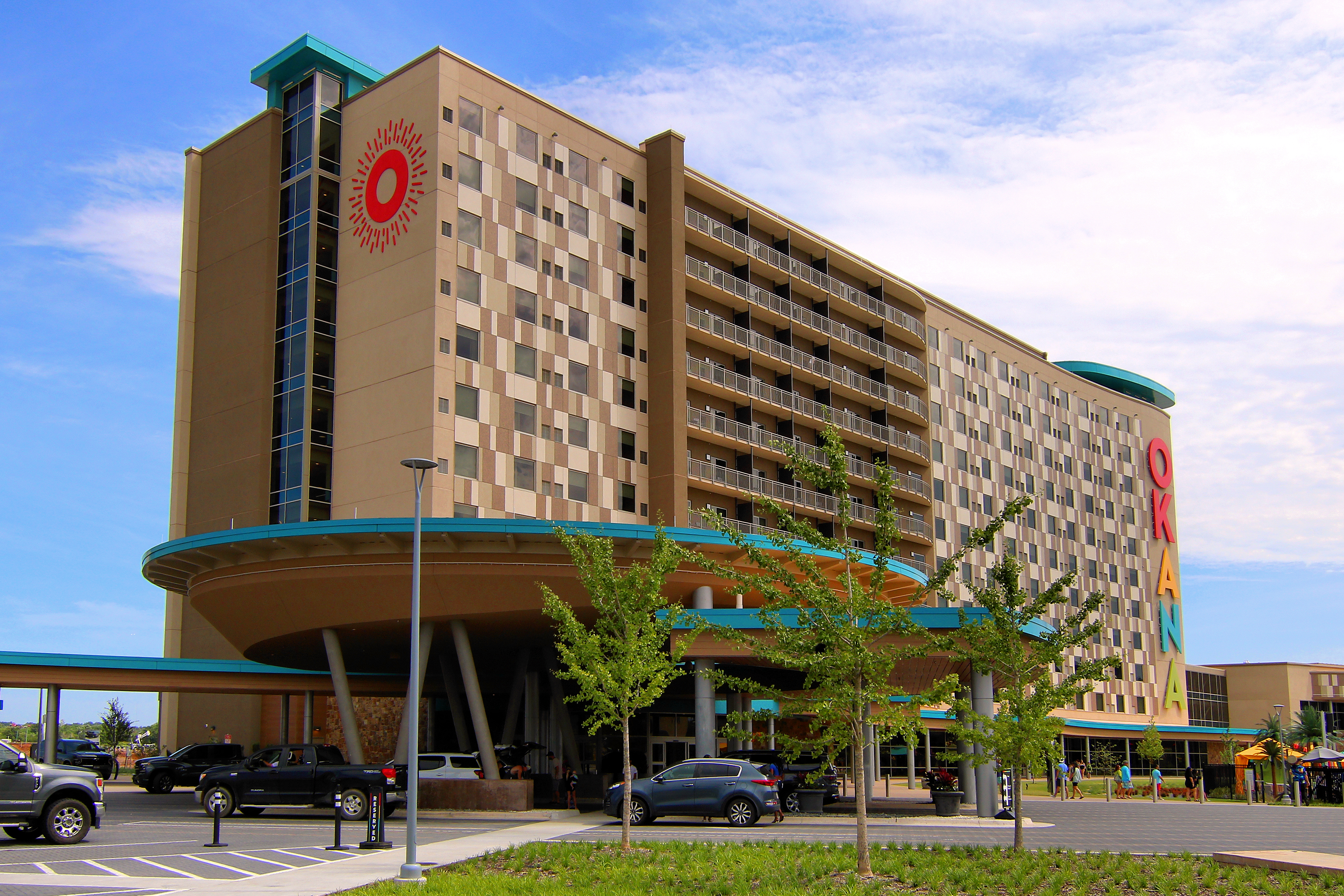 The OKANA Resort &amp; Indoor Waterpark hotel in Oklahoma City, Oklahoma, United States.