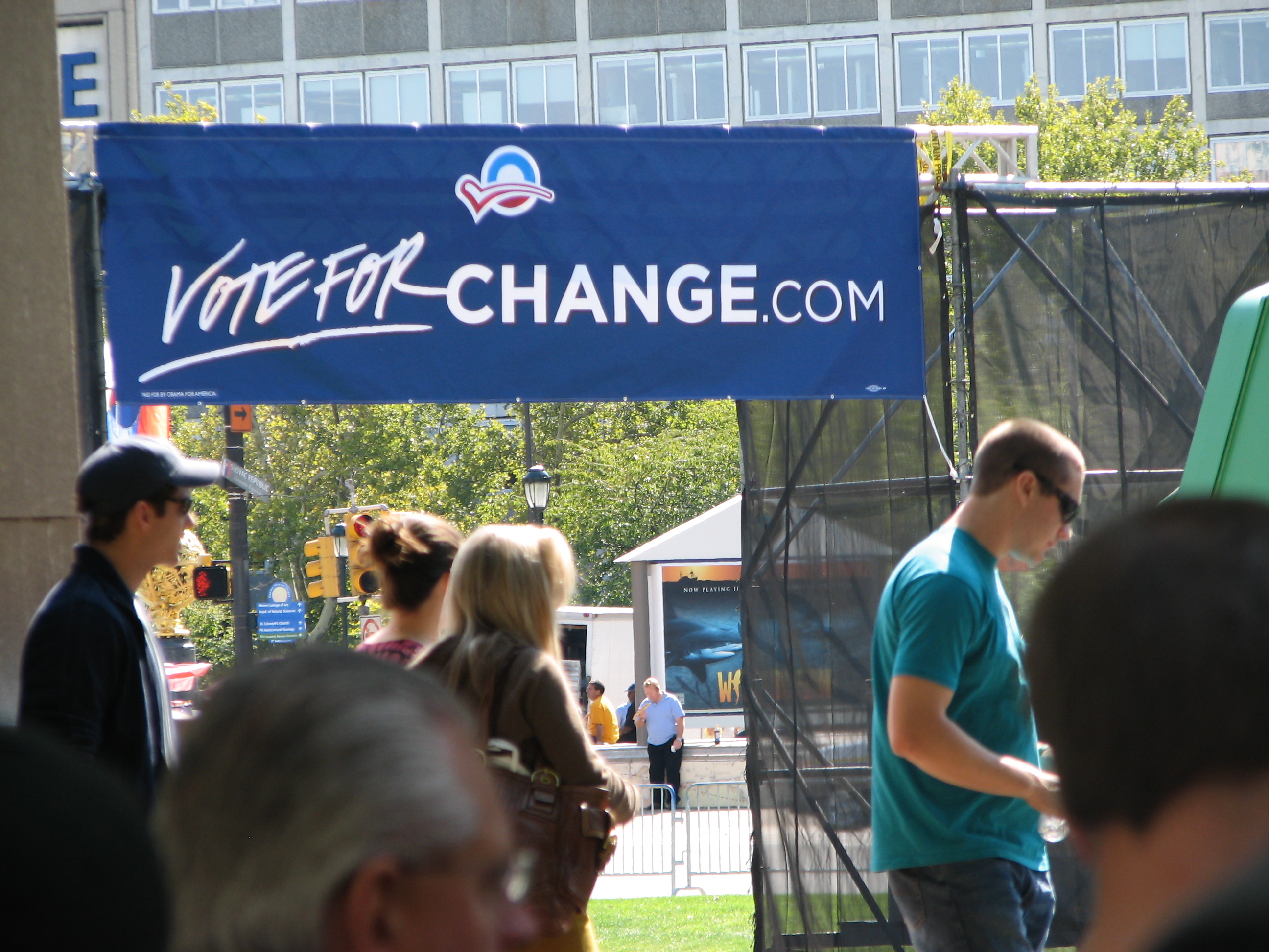 2008 Obama election campaign in Philadelphia