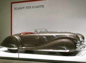 Delahaye 135MS Roadster was on display at the Houston Fine Arts Museum