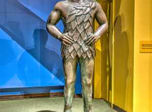 Jolly Green Giant statue at the Minnesota History Center, courtesy of the Lake Benton Area Historical Society