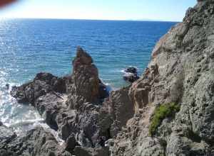 
500px provided description: Natures Beauty            [#rocks ,#five shades of blue ,#sunny water]