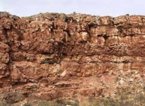 Shales and gypsum of the Seven Rivers Formation