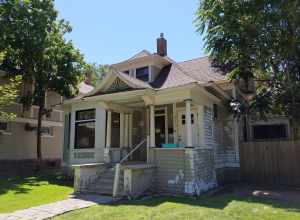 The Axel M. Nixon house (1903) in Boise, Idaho, was designed by John E. Tourtellotte and is listed on the National Register of Historic Places. The house is also part of the Fort Street Historic District.