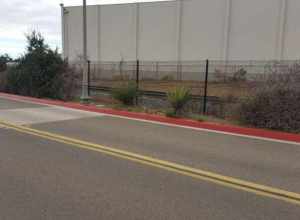 Located East of the National City Marine Terminal the rail is in the process of being removed east of the Dixieline Lumber wearhouse and south of the National City Cement Terminal, as seen from Marina Way