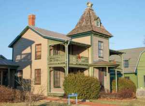 Historic Victorian house (1877-1891) preserved at Chesapeake Bay Maritime Museum