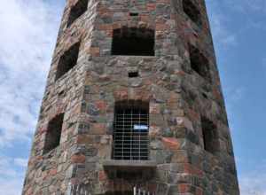 The recently-refurbished Enger Observation Tower in Enger Park, Duluth.