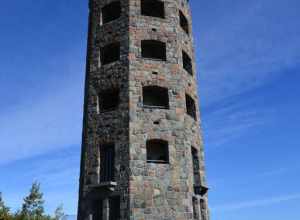 The recently-refurbished Enger Observation Tower in Enger Park, Duluth.