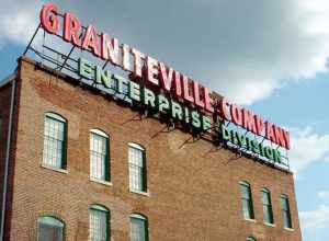 Sign from the old Graniteville Company.