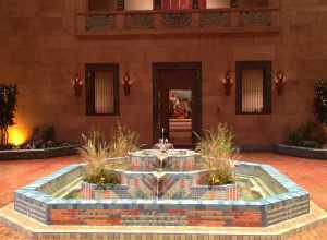 The Fountain Court at the Joslyn Art Museum in Omaha, Nebraska