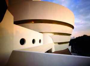 Solomon R. Guggenheim Museum in New York by Frank Lloyd Wright