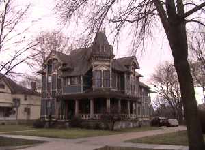 Victorian house in the Heritage Hill Historic District in Grand Rapids, Michigan