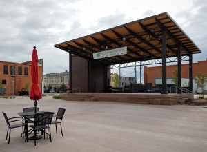 Indian Creek Plaza in Caldwell, Idaho, opened July 14, 2018. The site is a venue for local events.