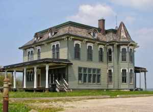 John Deere House on the NRHP since February 5, 2003. At 1217 11th Ave., high on a bluff in 	Moline, Rock Island County, Illinois.	The last home owned by inventor and industrialist John Deere. It was built in the Second Empire style. Currently