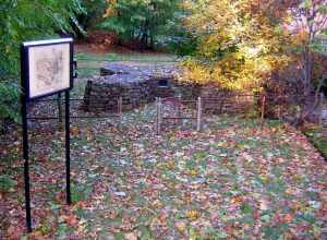Site of iron furnace built by John Winthrop, Jr, ca 1645, Quincy, MA