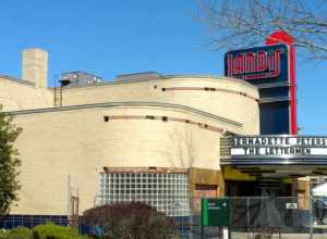 The Landis theater [Landis Theatre-Mori Brothers Building} on Landis Avenue in Vineland, New Jersey.  Under reconstruction.  On the National Register of Historic Places since November 22, 2000	830-834 Landis Ave.
The reconstruction should be