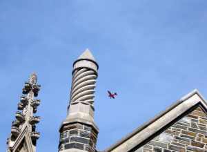 Little plane over Duke
