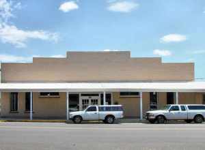 The Moore Grocery Company in San Marcos, Texas, United States. The building was listed on the National Register of Historic Places on August 26, 1983.