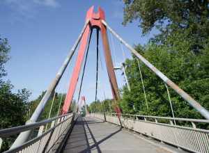 The Peter DeFazio Bridge in Eugene, Oregon