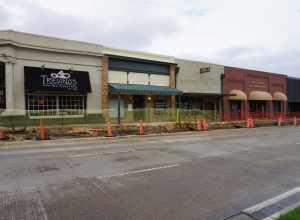 Goliad Street in Rockwall, Texas (United States).