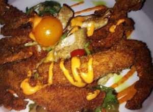 Commander's Palace, New Orleans. Soft shell crab dish.