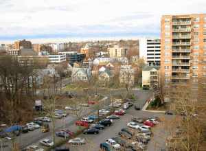 Stamford Bedford Street Shot from Hanover Hall Building