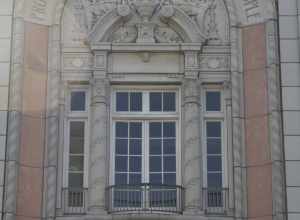 Entrance to the Strand Theatre, located at 630 Crockett in Shreveport, Louisiana, United States.  Built in 1923, it is listed on the National Register of Historic Places.