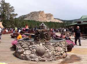 The Crazy Horse Memorial Tourist Center in Custer, South Dakota, USA.  A must see for anyone visiting the area. Taken during our 2014 ride vacation on a Harley during the Sturgis Rally period.
