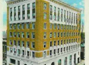 This building, built in 1919, still exists today. Although it was reclad in white marble in the 1960s. Soon it will have another makeover to become the Highpoint Flats.