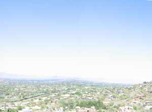 Panoramic view from Camelback Mountain in Phoenix, Arizona