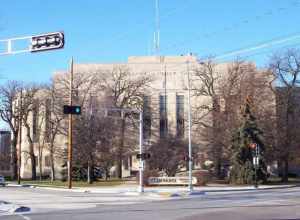 The Winnebago County courthouse in Oshkosh, Wisconsin, USA.