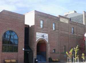 A picture of the front of the Woodland Opera House. A US Historical Landmark in Woodland, CA.