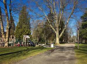 Wright Park in Tacoma, WA, USA