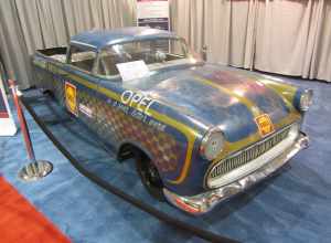 At the 2012 Seattle Auto Show was this display from the LeMay Museum.  In 1973, this modified Opel wagon achieved 376 MPG at a minimum of 30 miles per hour.   This is the kind of stuff that Harold LeMay collected and now some of it is on show at the