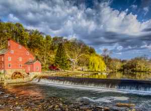 
500px provided description: Sunrise over the Clinton, New Jersey landmark [#water ,#water wheel ,#old barn ,#USA ,#Fishing ,#New Jersey ,#Clinton]